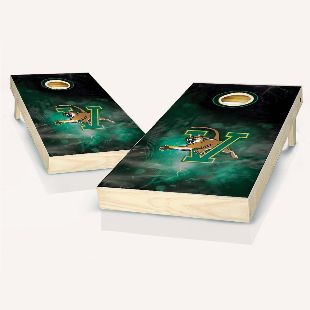 Skip's Garage Vermont Smoke Cornhole Set - Include Team Logo Carry Case