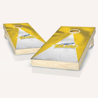Skip's Garage Toledo Jersey Cornhole Set - Include Case + Edge Lights + Score