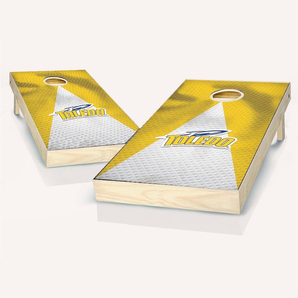 Skip's Garage Toledo Jersey Cornhole Set - Include Case + Edge Lights + Score