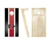 San Diego State Stripe Cornhole Set - Include Case + Edge Lights + Score view 2