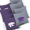 Skip's Garage Kansas State Themed Distressed Cornhole Set - NO Accessories view 3