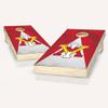 Skip's Garage VMI Jersey Cornhole Set - Include Hole Lights + Score Tower view 1