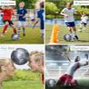 Barocity Silver Soccer Ball Size 5, 8Lx8Wx8H Inches, Ideal for Kids and Adults, Scuff and Abrasion-Free, Withstands Rough Games, Perfect for Indoor and Outdoor Training view 3
