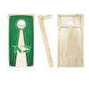 North Dakota Stained Pyramid Cornhole Set - Include Hole + Edge Lights view 2