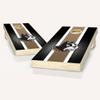 Wofford Stripe Cornhole Set - NO Accessories view 1