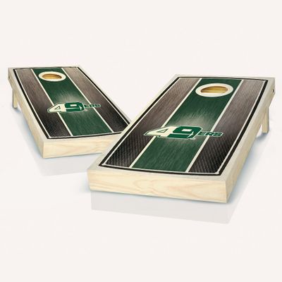 UNC Charlotte Stained Stripe Cornhole Set - Include Board Edge Lights