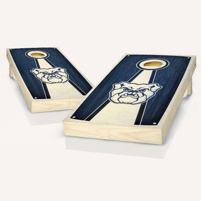 Skip's Garage Butler Themed Pyramid Cornhole Set - Include Team Logo Carry Case