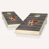 Skip's Garage Bowling Green Themed Distressed Cornhole Set - Include Edge Lights + Score Tower view 1