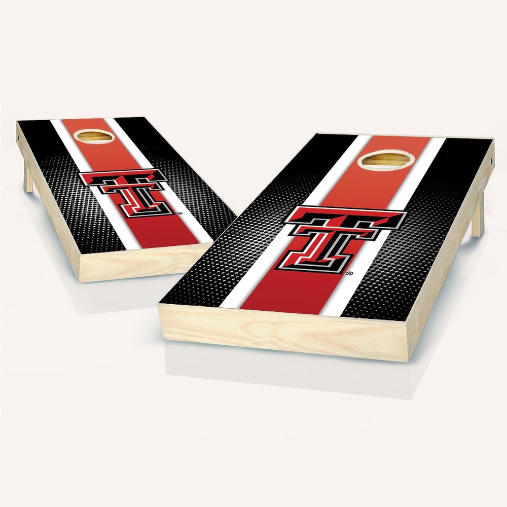 Texas Striped Cornhole Set - Include Board Hole Lights
