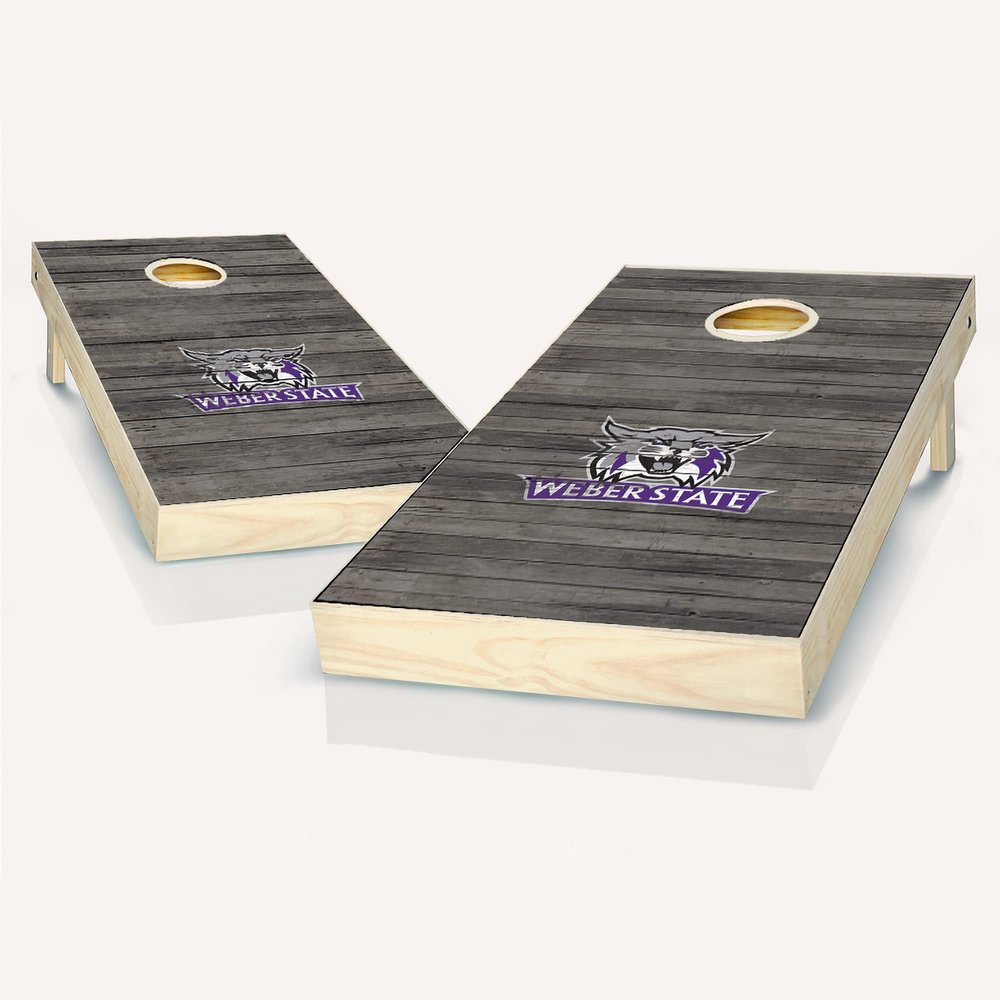 Skip's Garage Weber Distressed Cornhole Set - Include Case + Hole + Edge + Score