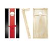 SMU Themed Striped Cornhole Set - Include Case + Hole Lights + Score view 2