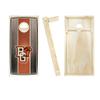 Bowling Green Themed Stained Striped Cornhole Set - Include Case + Hole Lights + Score view 2