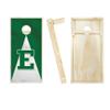 Skip's Garage Eastern Michigan Jersey Cornhole Set - Include Hole Lights + Score Tower view 2