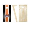 Bucknell Themed Striped Cornhole Set - NO Accessories view 2