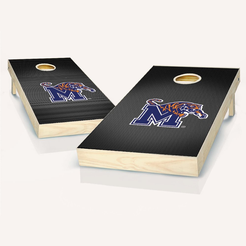Skip's Garage Memphis Slanted Cornhole Set - Include Team Logo Carry Case