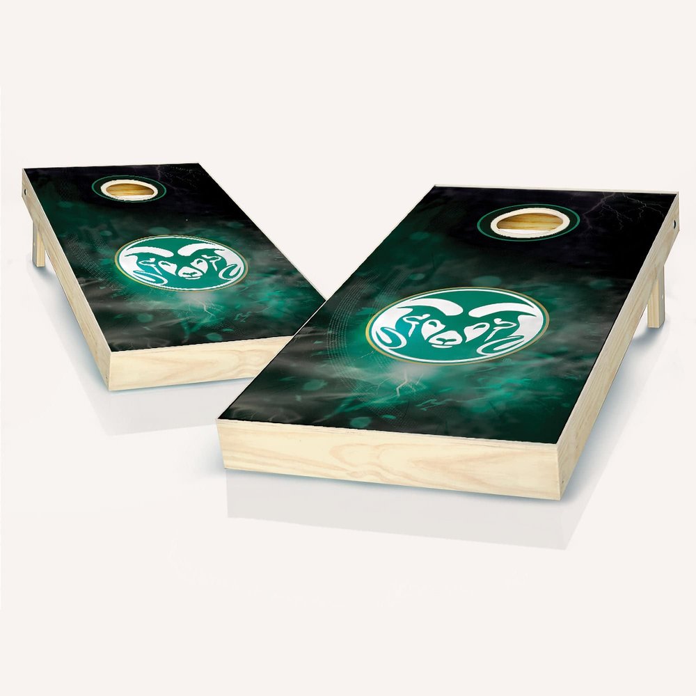 Skip's Garage Colorado State Smoke Cornhole Set - Include Board Hole Lights