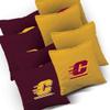 Central Michigan Striped Cornhole Set - NO Accessories view 3