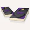 Skip's Garage Kansas State Themed Swoosh Cornhole Set - NO Accessories view 1