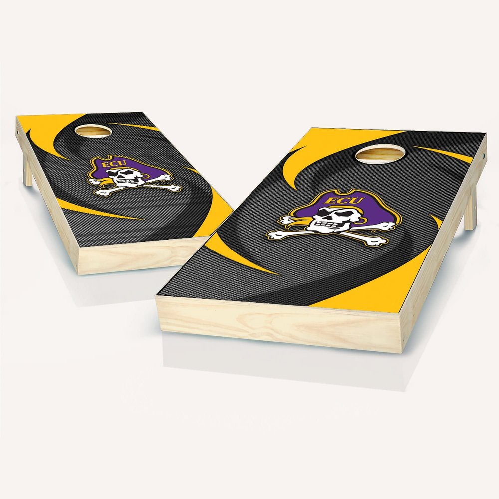 Skip's Garage East Carolina Swoosh Cornhole Set - NO Accessories