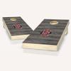 Skip's Garage San Diego State Distressed Cornhole Set - Include Case + Hole Lights view 1