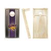 Northern Iowa Stained Striped Cornhole Set - Include Hole + Edge Lights + Score view 2