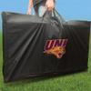 Northern Iowa Stained Striped Cornhole Set - Include Hole + Edge Lights + Score view 4