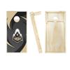 Skip's Garage Purdue Themed Swoosh Cornhole Set - Include Score Tower view 2