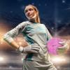 Barocity Women's Soccer Ball, Pink, Size 4, Rainbow Hex Pattern, Durable, Soft, Great Bounce, Perfect for Practice and Games view 4