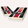 Northern Illinois Striped Cornhole Set - NO Accessories view 1
