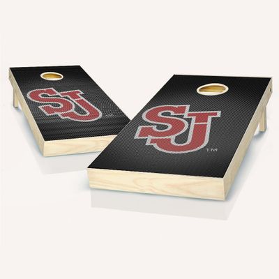 Skip's Garage St. Johns Slanted Cornhole Set - Include Team Logo Carry Case