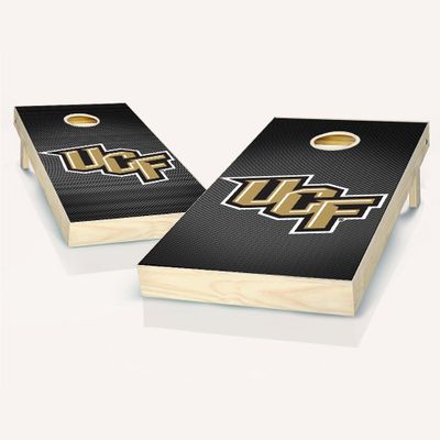 Skip's Garage Central Florida Slanted Design Cornhole Set - Include Team Logo Carry Case