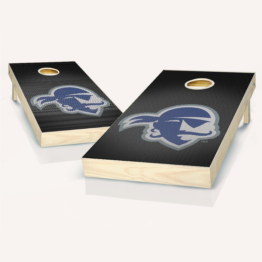 Skip's Garage Seton Hall Slanted Cornhole Set - Include Score Tower