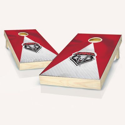 Skip's Garage New Mexico Jersey Cornhole Set - Include Case + Hole Lights