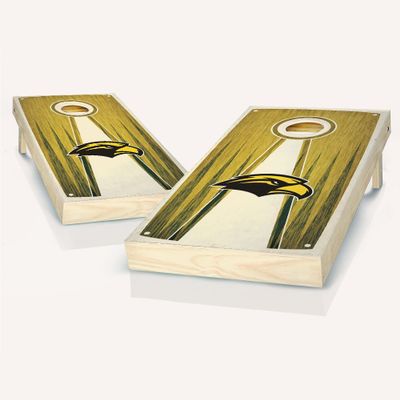Southern Miss Stained Pyramid Cornhole Set - Include Case + Edge Lights + Score