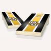 Marquette Stripe Cornhole Set - Include Case + Hole + Edge + Score view 1