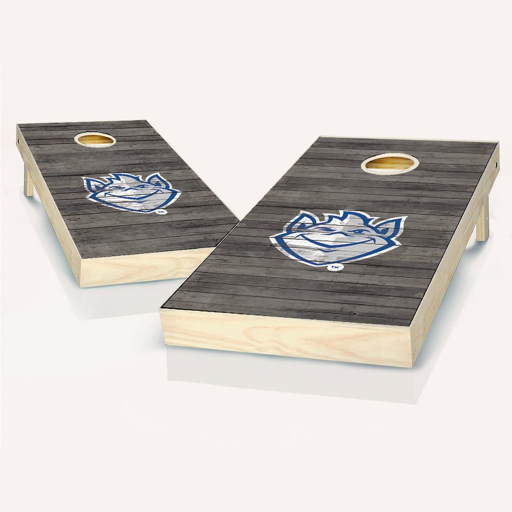 Skip's Garage St Louis Distressed Cornhole Set - Include Board Hole Lights