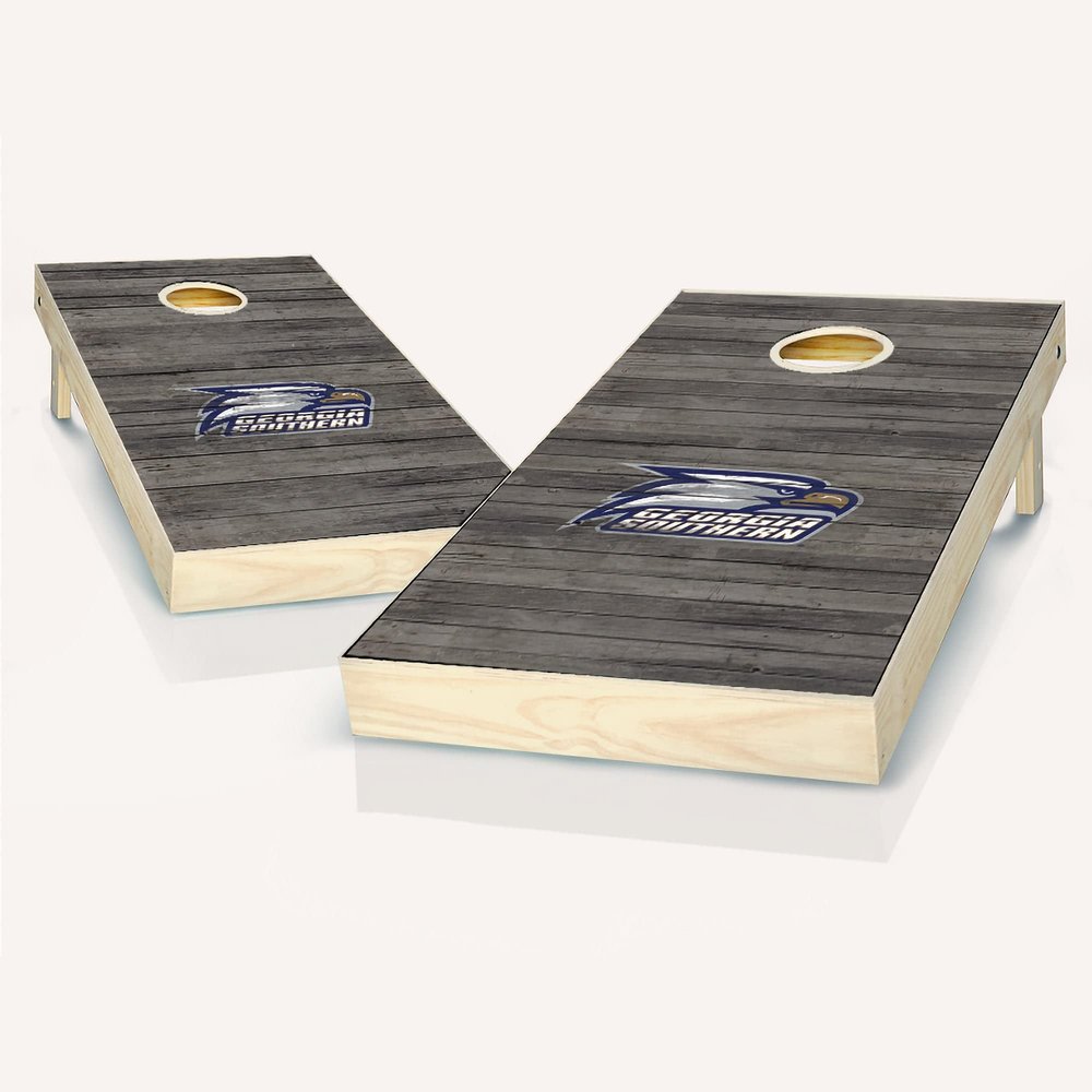 Skip's Garage Georgia Distressed Cornhole Set - Include Score Tower