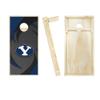 Skip's Garage BYU Themed Swoosh Cornhole Set - Include Hole + Edge Lights + Score view 2