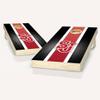 St. Johns Stripe Cornhole Set - Include Team Logo Carry Case view 1