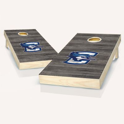 Skip's Garage Creighton Distressed Cornhole Set - Include Edge Lights + Score Tower