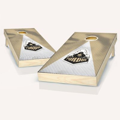 Skip's Garage Purdue Themed Jersey Cornhole Set - Include Case + Hole + Edge + Score