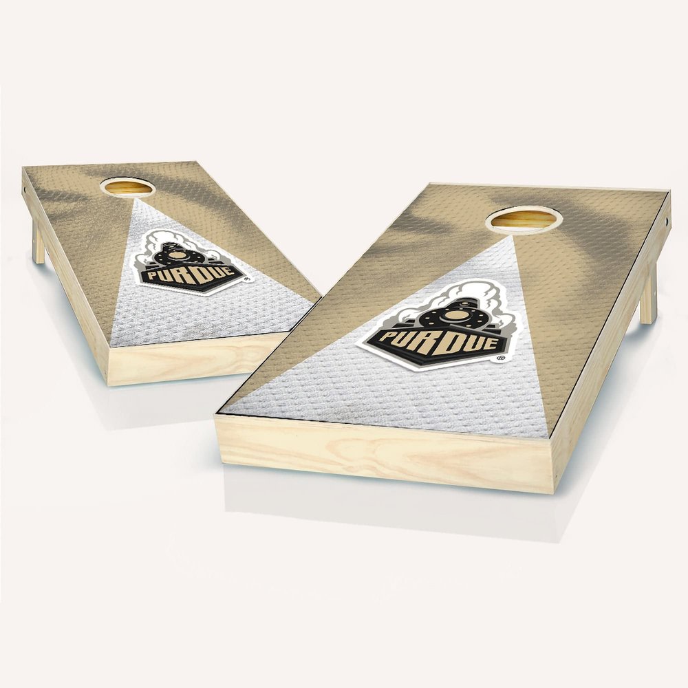 Skip's Garage Purdue Themed Jersey Cornhole Set - Include Case + Hole + Edge + Score