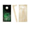 Skip's Garage Eastern Michigan Smoke Cornhole Set - Include Hole Lights + Score Tower view 2