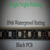 Bright Night Fishing 8ft LED Black Light Night Fishing LED Strip UV Ultraviolet Boat bass Fishing 12v dc Pontoon Kayak John Boat Florescent line Glow (8ft) view 4
