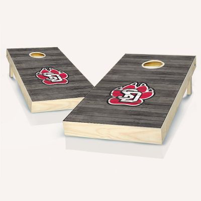 Skip's Garage South Dakota Distressed Cornhole Set - Include Case + Hole + Edge + Score