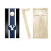 BYU Themed Striped Cornhole Set - Include Team Logo Carry Case view 2