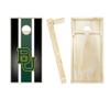 Baylor Themed Striped Cornhole Set - Include Team Logo Carry Case view 2