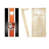 Bowling Green Themed Striped Cornhole Set - Include Case + Hole Lights + Score view 2