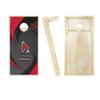 Skip's Garage Ball State Themed Swoosh Cornhole Set - Include Case + Hole Lights view 2