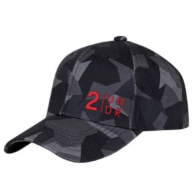 2UNDR Snap Back Full Print Hat (Black Camo)